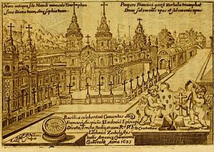 Archivo:Basilica of San Francisco Lima (Peru) 1673 Pedro Nolasco