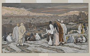 Archivo:Brooklyn Museum - The Disciples Having Left Their Hiding Place Watch from Afar in Agony - James Tissot