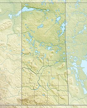 Lago Cree ubicada en Saskatchewan
