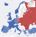 Cold war europe military alliances map es