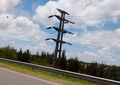 Concrete pylon Argentina