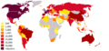 Couchsurfers by country