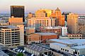 Downtown El Paso at sunset