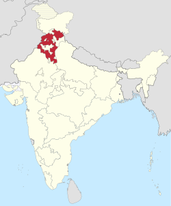 East Punjab in India (1951).svg