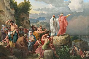 Archivo:Eckersberg, CW - Moses lader Det Røde Hav vende tilbage og Faraos hær oversvømmes - 1815