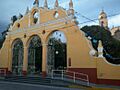 Entrada del Ex-Convento Franciscano en Cholula de Rivadabia