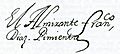 Francisco Díaz Pimienta signature