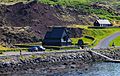 Iglesia de postes de Heimaey, Islas Vestman, Suðurland, Islandia, 2014-08-17, DD 098