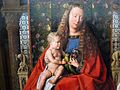 Jan van eyck, madonna del canonico van der paele, 1436, 02