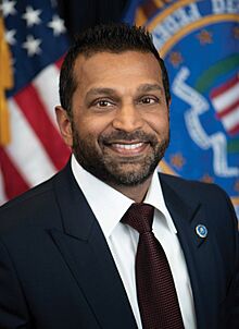 Kash Patel, official FBI portrait (cropped 1).jpg
