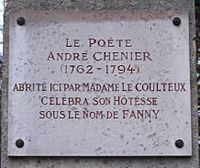 Archivo:Louveciennes Voisins plaque Chénier