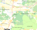 Map commune FR insee code 13059