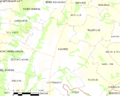 Map commune FR insee code 32433