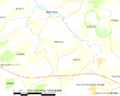 Map commune FR insee code 89421