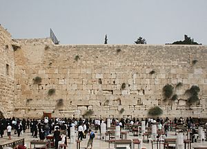 Archivo:Muro de las Lamentaciones, Jerusalén2