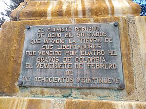 Archivo:Placa en el Portete de Tarqui