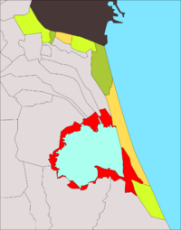 Localización de El Palmar respecto a los Poblados del Sur
