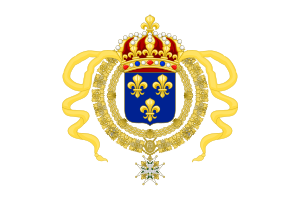 Archivo:Royal Standard of King Louis XIV