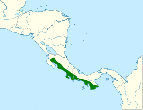 Distribución geográfica del batará negruzco.