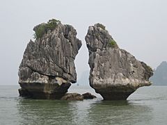 The Kissing Rocks-Ha Long Bay-Vietnam