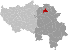 Welkenraedt Liège Belgium Map.svg