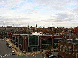 West Lafayette, Indiana Public Library and urban spread, Autumn.jpg