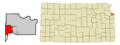 Wyandotte County Kansas Incorporated and Unincorporated areas Bonner Springs Highlighted