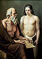 (Castres) José Aparicio -Socrate enseignant - Musée Goya