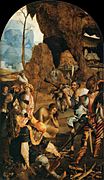 16th-century unknown painters - Martyrdom of St John the Evangelist - WGA24020