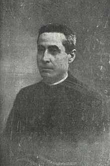 1924-07-06, Castilla, El padre Carballo y las cuevas de la Montaña (cropped) El eminente espeleólogo Dr. D. Jesús Carballo.jpg