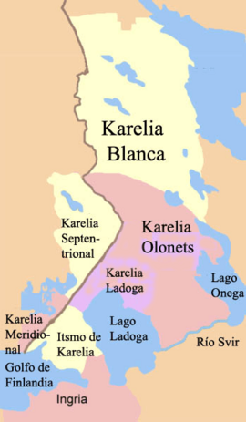Regiones tradicionales de Carelia
