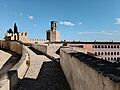 Alcazaba de Badajoz, con la torre de Espantaperros. España. Espagne. Spain