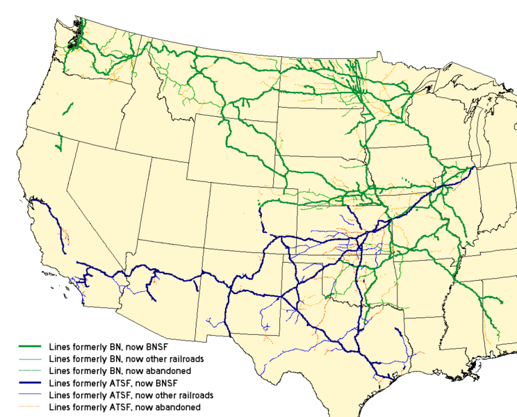 BNSF Map