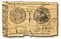 Billete de dos pesos. Venezuela 1811