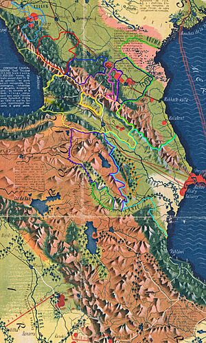 Archivo:CAUCASIA~Vegetation Land Cover with ethnic borders~2