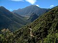 Camino a la Caldera del Pululahua