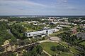 Clinton Presidential Center, Airport, and School of Public Service, aerial