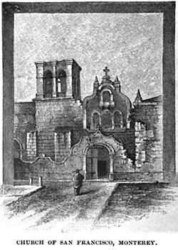 Archivo:Convento de San Francisco Monterrey 1887