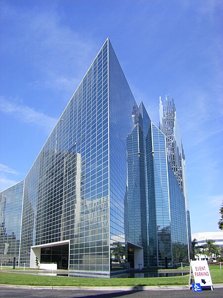 Crystal Cathedral on edge