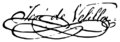 Firma de José de Velilla