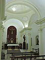 Interior de la Ermita de San Sebastián de Valdepeñas de Jaén