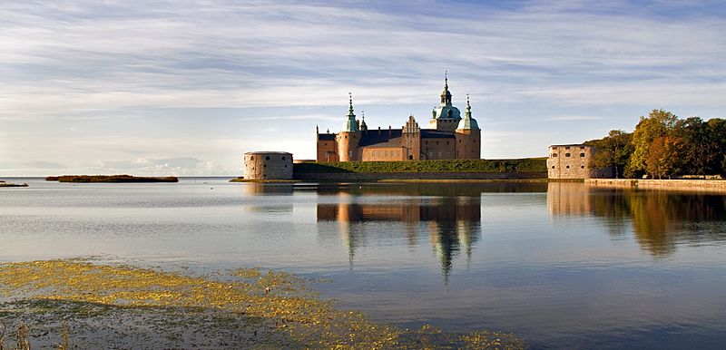 Kalmar slott.nordostra sidan