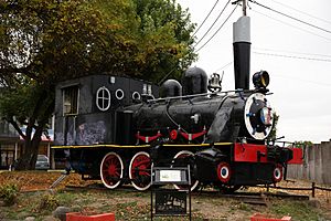 Archivo:Locomotora en Vieja estación de Osorno