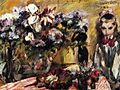 Lovis Corinth Blumen und Tochter Wilhelmine 1920