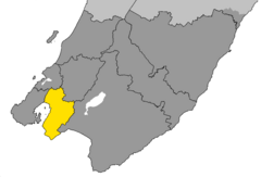 Lower Hutt City within Wellington Region.png