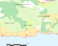Map commune FR insee code 13021