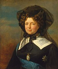 Archivo:Maria Fedorovna in mourning by G.Dawe (c.1825, Hermitage)