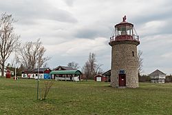 Mariners Memorial Park, Prince Edward County, Southwest view 20170416 1.jpg