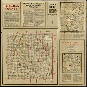 Archivo:Oil Map of Callahan County 1919 UTA