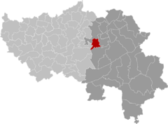 Pepinster Liège Belgium Map.svg